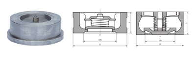 H71H,H71W 型对夹升降式止回阀